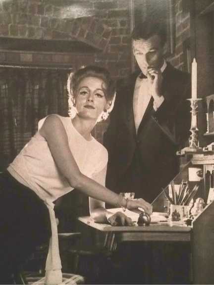 Joan See with Fred Gwynne